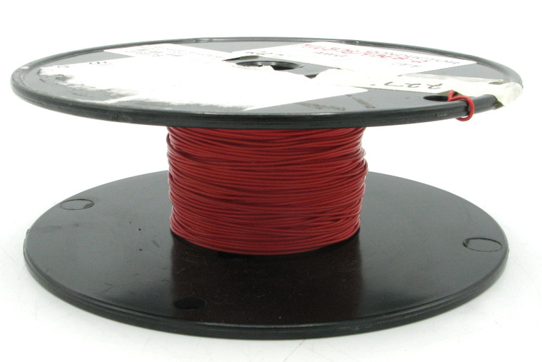 M16878/4BEB2 24AWG Silver Plated, PTFE Teflon Jacketed Wire, Red, 100ft