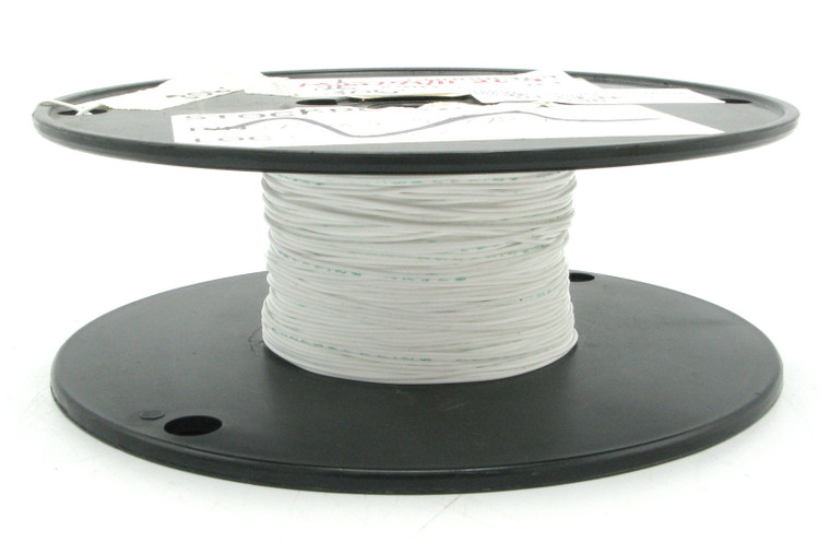 M22759/11-26-9 26AWG Silver Plated, PTFE  Jacketed Wire, White, 300ft
