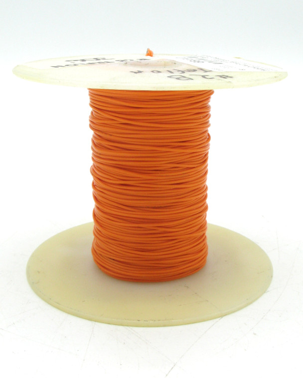 M22759/11-26-3 26AWG Silver Plated PTFE Teflon Jacketed Wire, Orange, 300ft