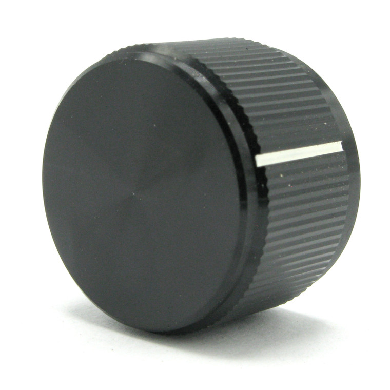 Alco KD900B, Aluminum Knurled Knob, 1/4" Shaft