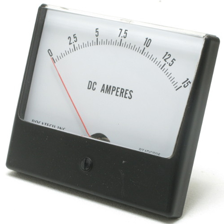 0 - 15 Ampere DC Analog Panel Meter