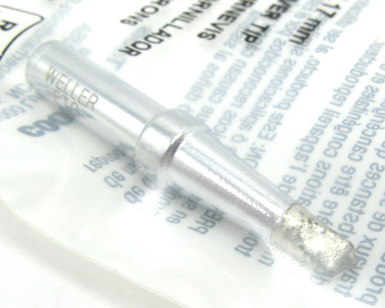 Weller ETC, 1/8" ET Screwdriver Soldering Tip, 2pc Lot