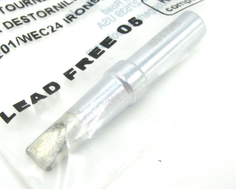 Weller ETD, 3/16" ET Screwdriver Soldering Tip, 2pc Lot