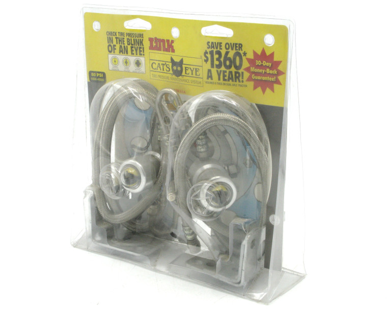 Link Cat's Eye Dual-Tire 16" Stainless Steel Tire Pressure Monitor, 2pk
