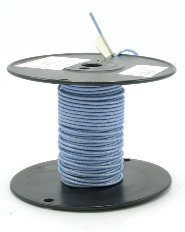 M17/176-00002, PFA Coax Cable, Shielded, Blue, 47ft