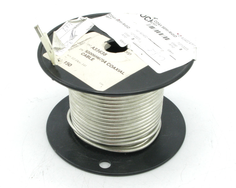 RG402, Silver-Coated Copper PTFE Coax Cable, Silver, 16ft