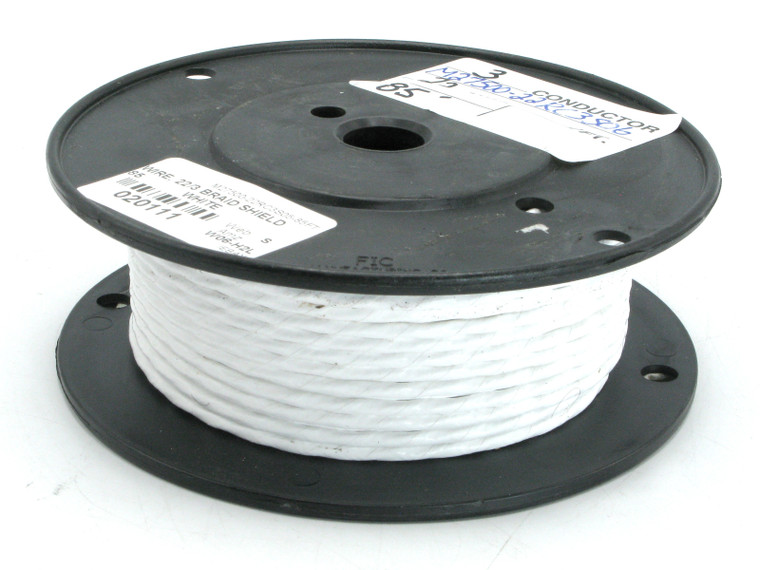 M27500-22RC3S06 22/3 Shielded Silver Coated Copper PTFE Teflon Jacketed Wire, 85ft