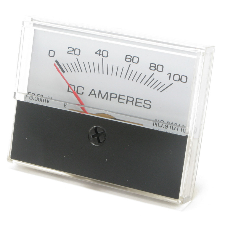 Meter Scale: 0 - 100 Amp DC, Movement 50mV Full Scale
