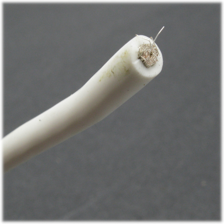 10AWG Silicone Jacketed Super Flexible Wire, White, 10ft