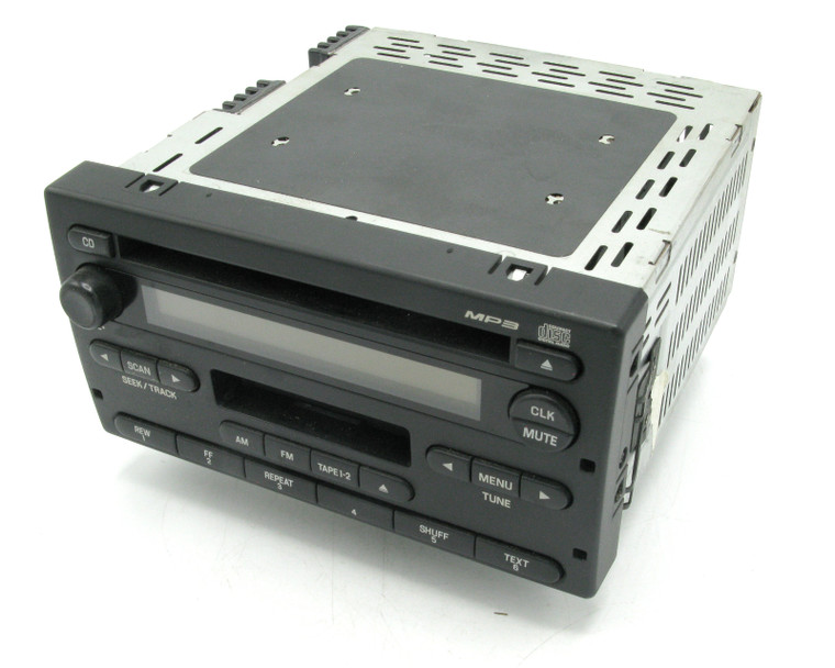 Ford 4L5T-18C868-AF AM/FM Radio, CD, Cassette Player, 2004-2005 Ranger