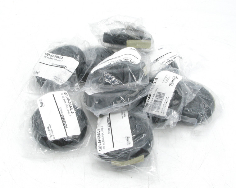 1/2 Inch Loop Fastener, 5 Foot Length, Black, 10pc