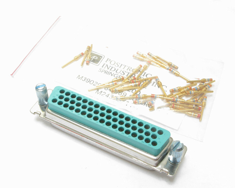 Positronic RD50P100ES-1668.0 50-Contact D-Sub Connector, Male, w/pins