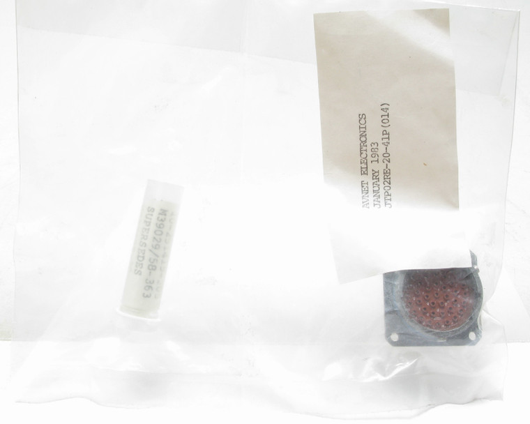 JTP02RE-20-41P-014 Circular Connector, Plug, 41-position, with pins