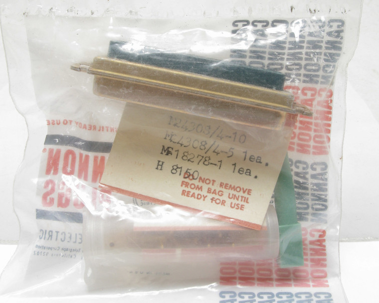 M24308/4-10 Milspec D-Sub 50-pin Plug, with pins & tool M24308/4-10 Milspec D-Sub 50-pin Plug, with pins & tool