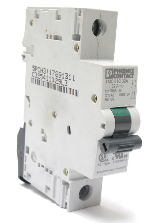 Phoenix Contact TMC 61C 32A Thermomagnetic Circuit Breaker, 277VAC, 32A