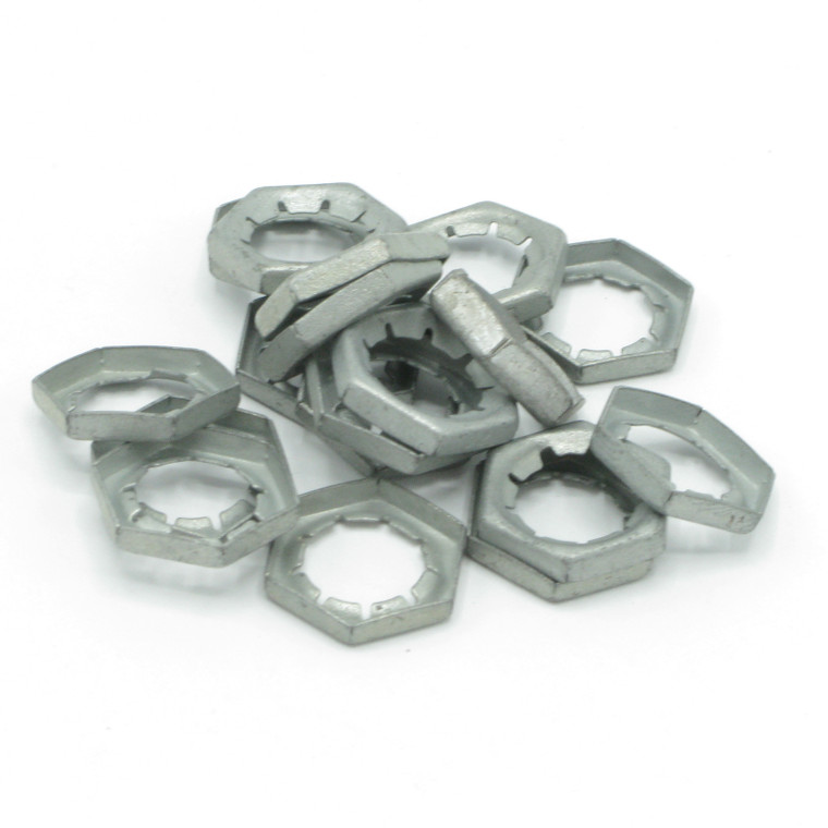 5/8" 9-Notched Lock Nuts, 20pk