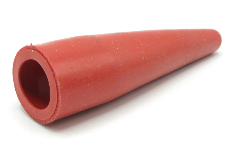 Boot, Red Insulator For Gator Clip, 3.5 Inch Length
