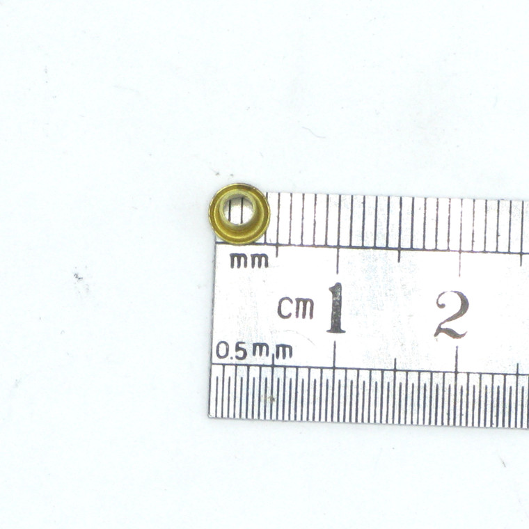 5mm Eyelet, Brass, 2500PC