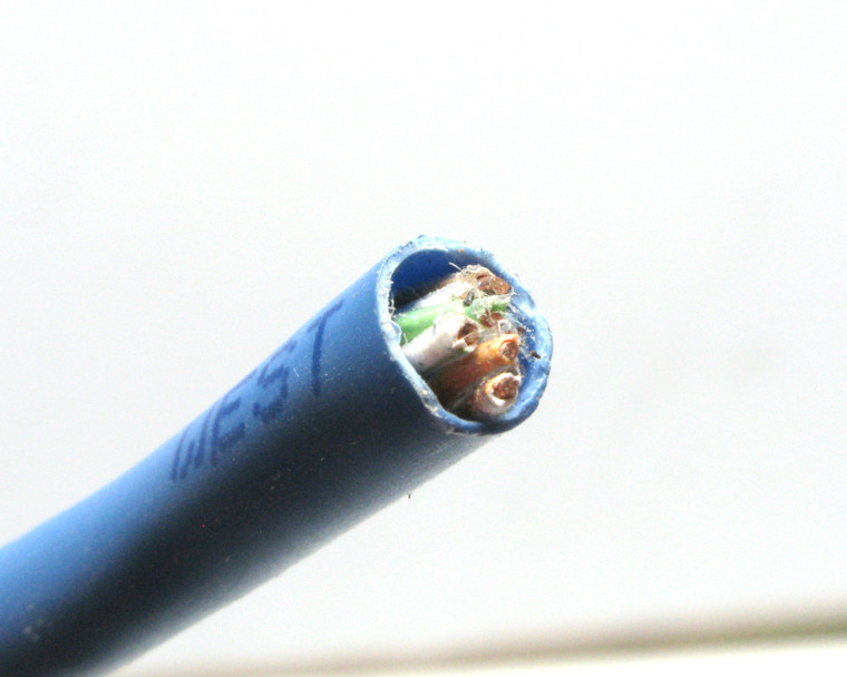West Penn Plenum-Rated 254246 23 AWG 4-Pair Cat 6 Unshielded Cable, 396ft