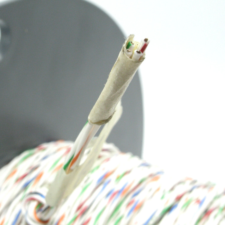 M27500-22RC6U00 22/6 Silver Coated Copper PTFE Twisted Hex Wire, 384ft