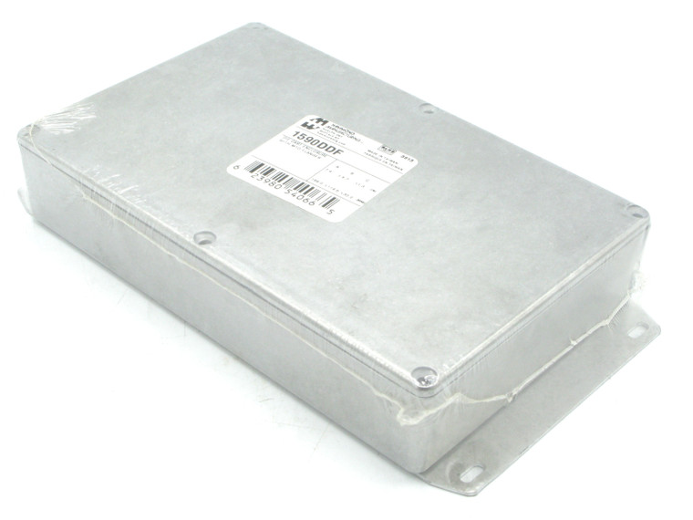 Hammond Manufacturing 1590DDF Aluminum Project Box, 7.4in x 4.72in x 1.46in