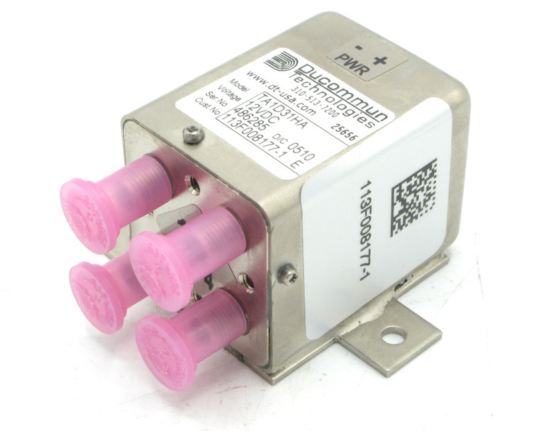 Ducommun TA1D31HA 12VDC SMA RF Transfer Switch, DC-18 GHz