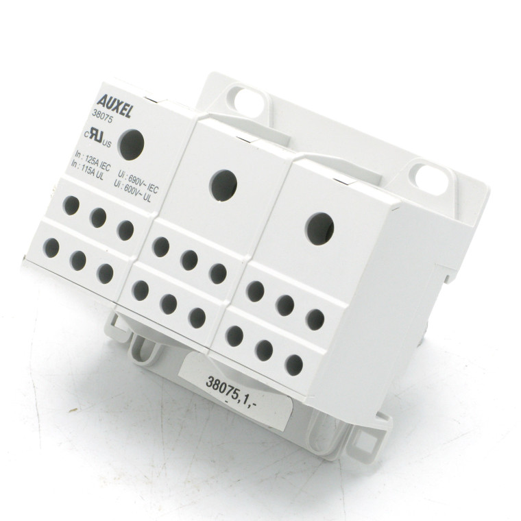Altech Corp 38075 Power Distribution Block, 115 Amps, 3 Input, 18 Output