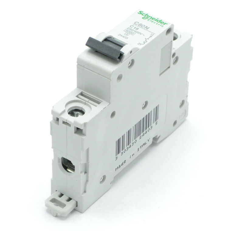 Schneider Electric 24403 C60N C16 400VAC, 16 Amp, 1-Pole Circuit Breaker