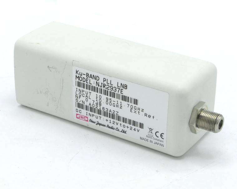 NJRC NJR2937E Ext Ref Ku-Band Low Noise Block, F-connector, 10.95-11.70GHz