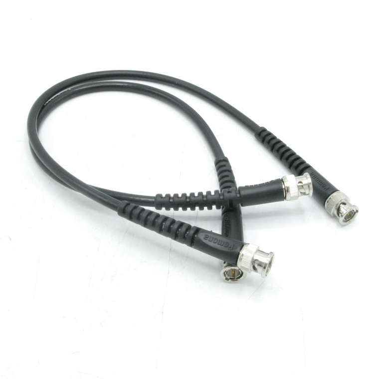 Pomona Electronics 2249-E-12 RG-59B BNC to BNC Coaxial Jumper, 12", 2pc Lot