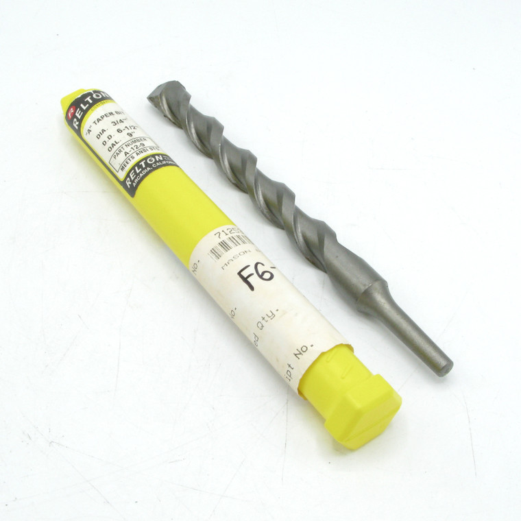 Relton A-12-9 A-Taper Hammer Bit, 3/4" x 9" Overall Length