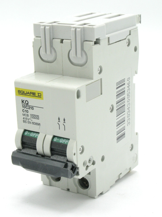Square D KQ10C210 415VAC, 10 Amp, 2-pole Circuit Breaker, Type C