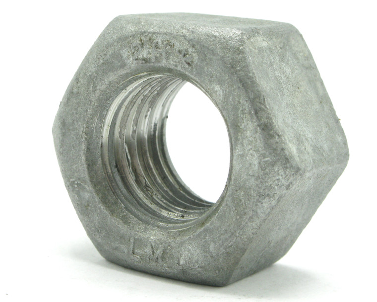 3/4"-10 Plain Finish 2H Heavy Hex Nut, 10pk