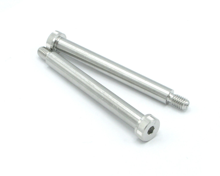 Stainless Steel 1/2"-3/8-16 x 4-1/4" Socket Shoulder Bolt, 2pc