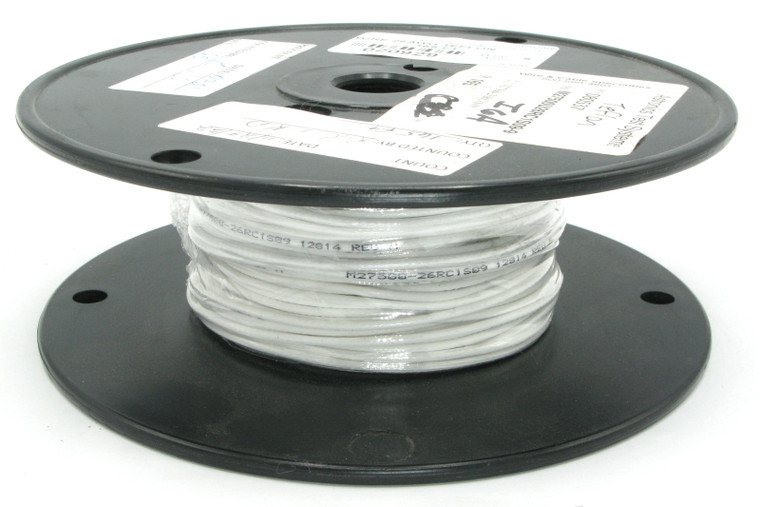 M27500-26RC1S09 26AWG Shielded Silver Coated Copper FEP Jacketed Wire, 165ft