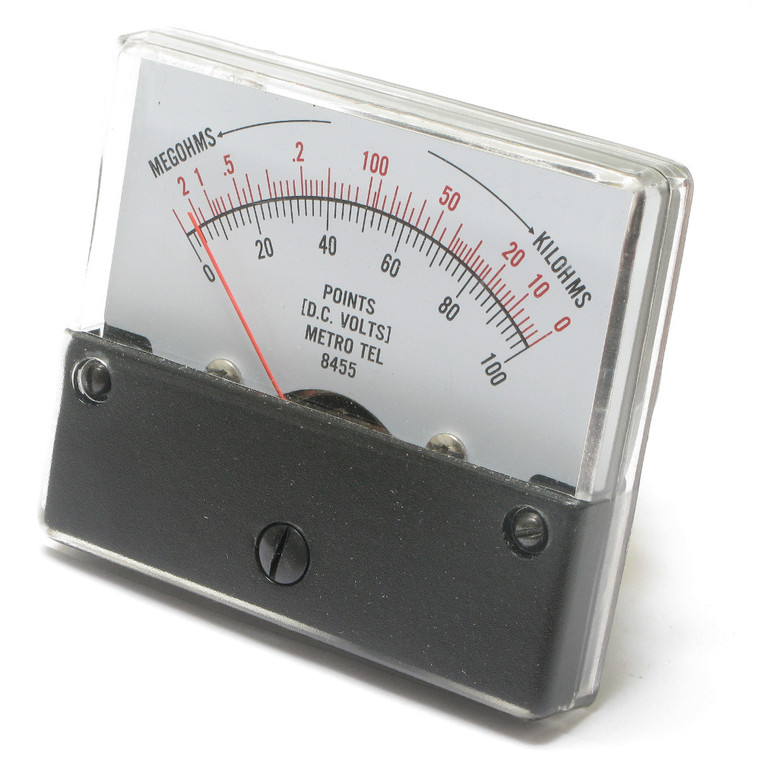 Vintage Metro Tel 8455 Replacement Meter