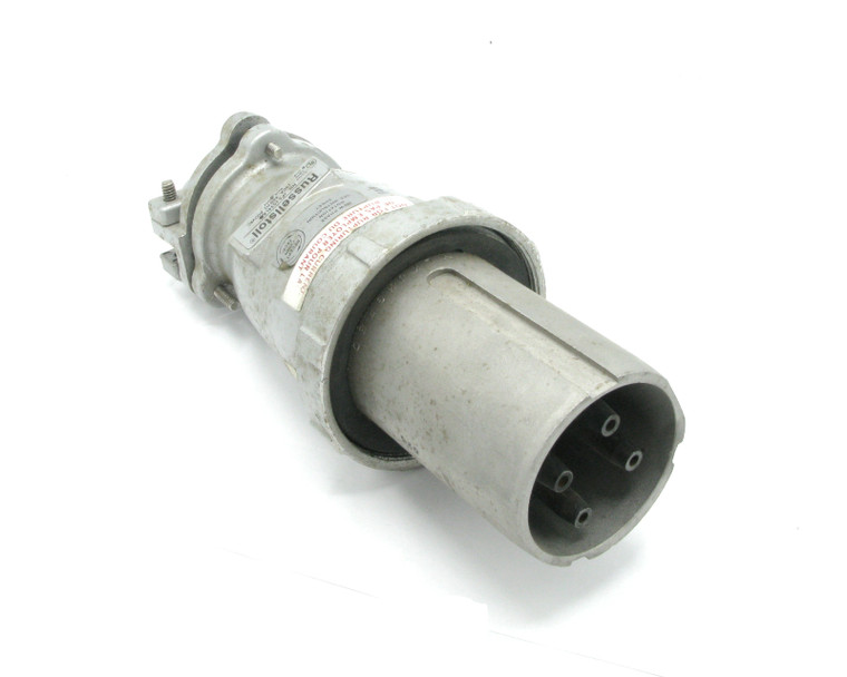Russellstoll JPS1534LK 600VAC, 150 Amp Pin-and-Sleeve Male Plug, open box