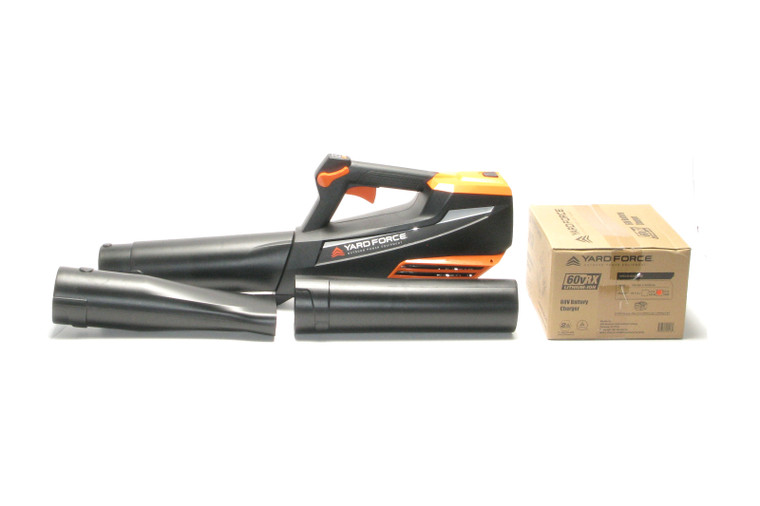 Yardforce YF60VRX600-BL 60V Blower with 2.5 Ah Battery and Charger