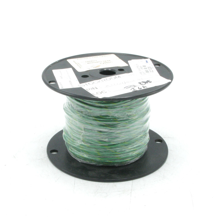 M22759/11-12-5 12AWG Silver Plated PTFE  Jacketed Wire, Green, 280ft
