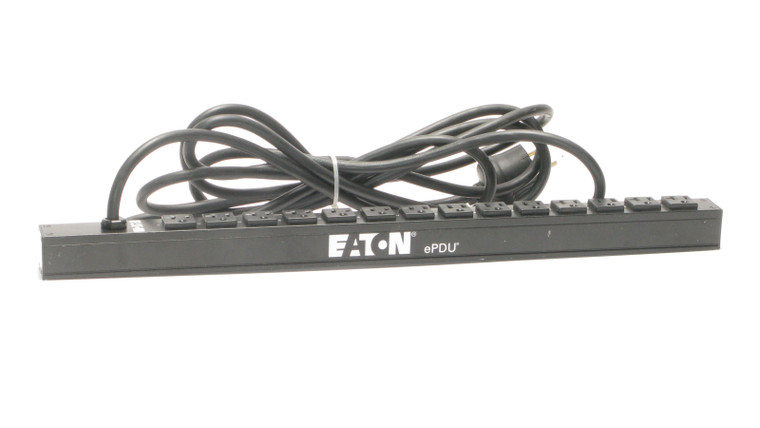 Eaton EPBZ74 Basic Rack PDU, 120VAC, 20 Amp, 1.92kW, 15ft Cord Eaton EPBZ74 Basic Rack PDU, 120VAC, 20 Amp, 1.92kW, 15ft Cord