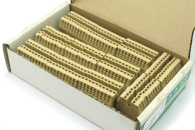 Cabur CBD.2 Screw-Clamp Feed-Through Terminal Block, 2.5mm, 110pc