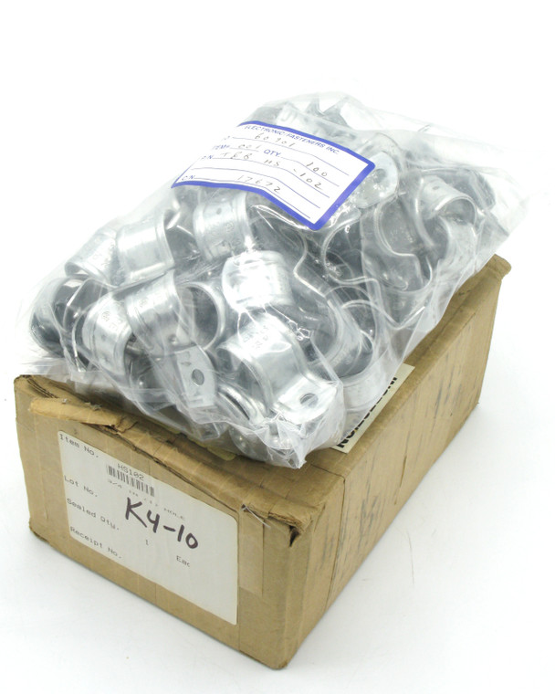 Thomas & Betts HS-102 Zinc Plated Steel 3/4", 1 hole, Rigid Conduit Strap, 100pc