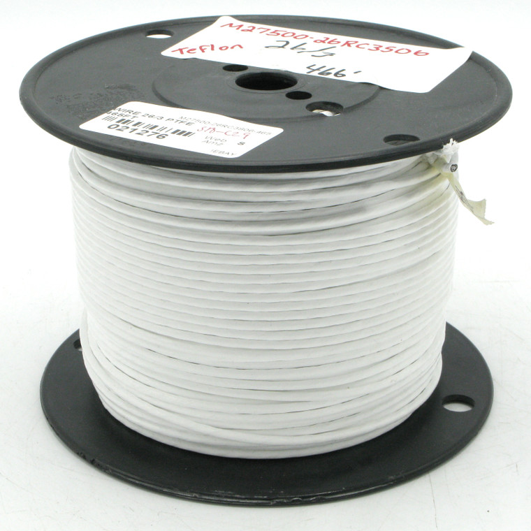 M27500-26RC3S06 26/3 Shielded Silver Coated Copper PTFE Jacketed Wire, 465ft