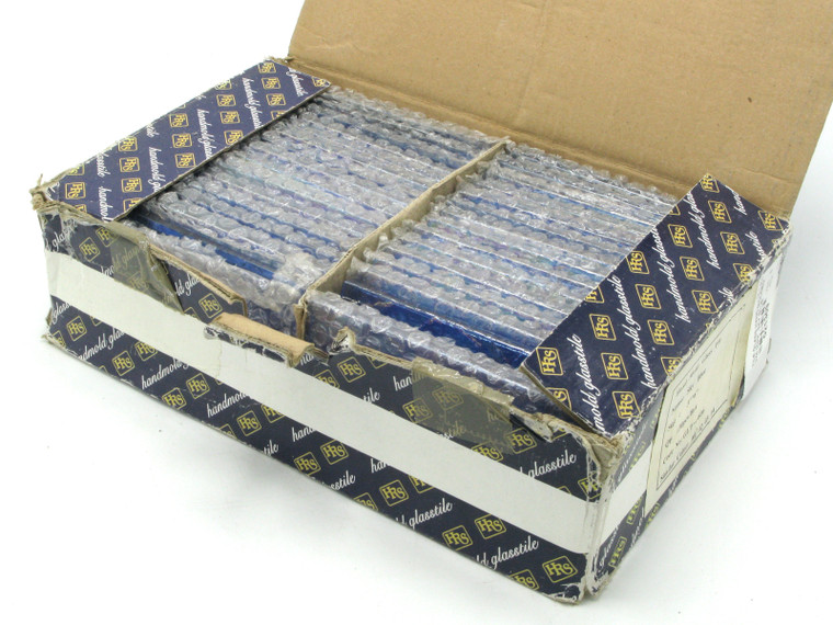 Hand Mold Glass Tile, Sky Blue, 3" x 6" x 3/8", 30pc Lot