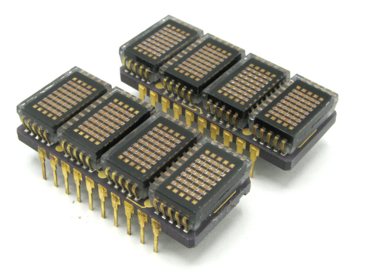 Siemens PD3435 0.270" 4-character 5x7 Dot Matrix Alphanumeric Display, 2pc Lot