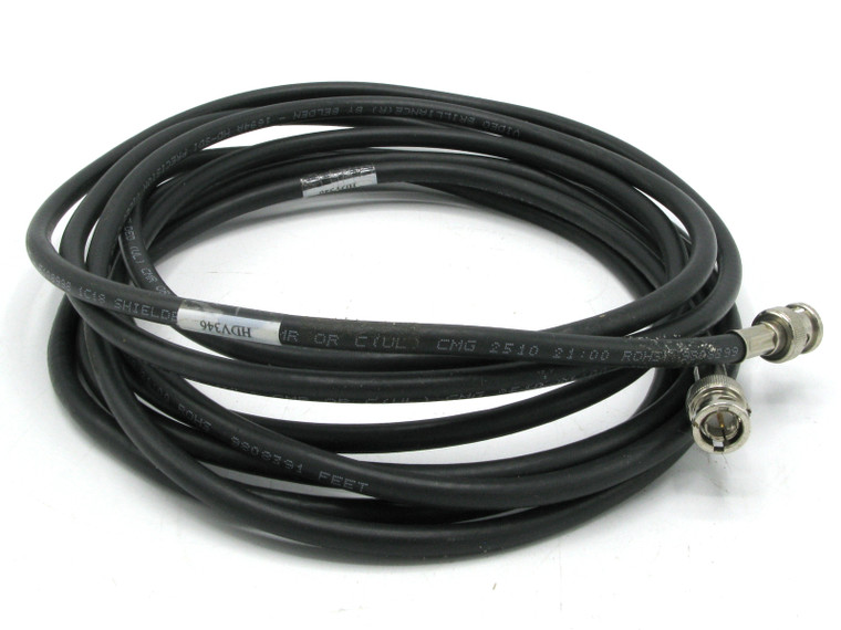 Belden 1694A 75 Ohm RG-6 Coaxial Cable, Black, 14ft Belden 1694A 75 Ohm RG-6 Coaxial Cable, Black, 14ft