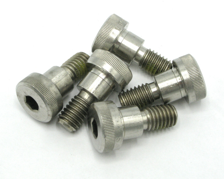 3/8"-16 x 1/2" Stainless Steel Shoulder Bolts, 5pk