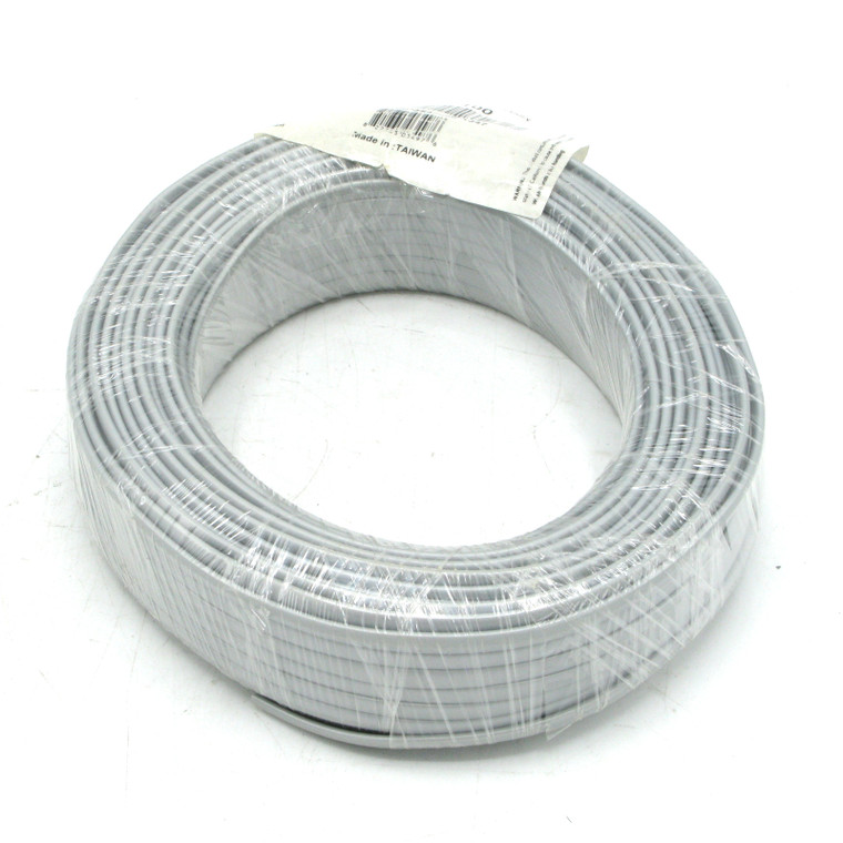 L-Com TDB4-100 26/4 PVC Flat Modular Cord, 100ft