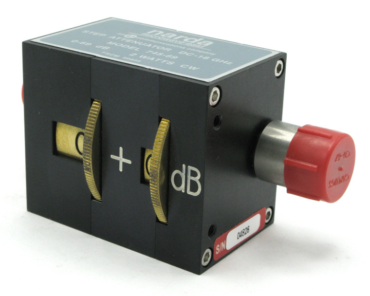 L3 Narda-MITEQ 745-69 DC-18 GHz Step Attenuator, 2W, 50 Ohms