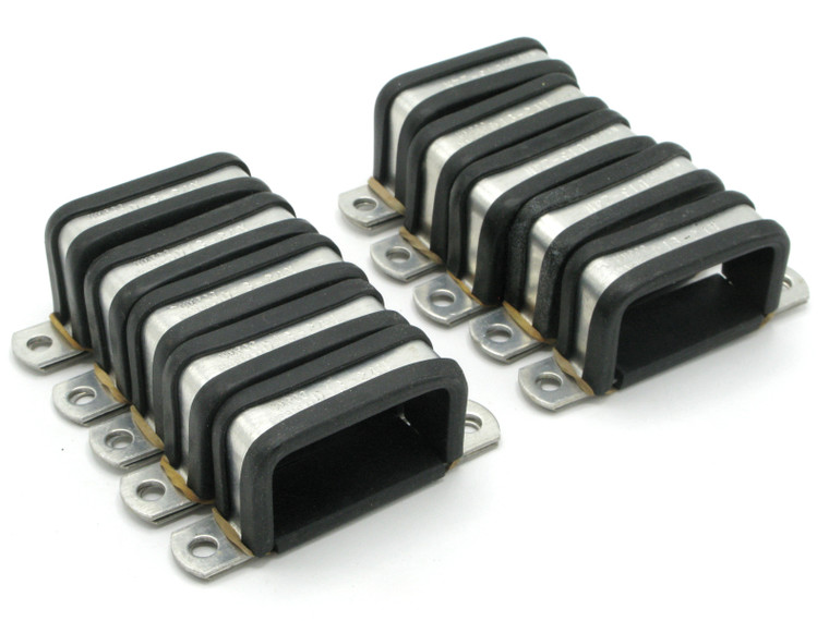 Adel Clamp Retangular, Cushioned, NAS1677D13-24N, 10 Piece Lot